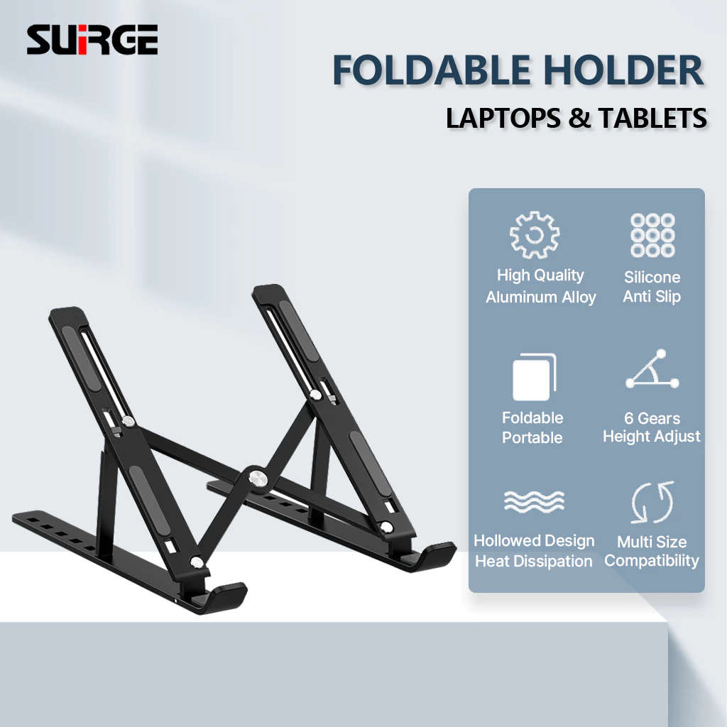 Review SUIRGE Laptop Stand: Stand Lipat praktis dan kokoh untuk Kerja Lebih nyaman