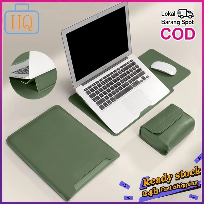 Review 3-in-1 Laptop Sleeve Kulit Premium: Multifungsi, Stylish, dan Keren!